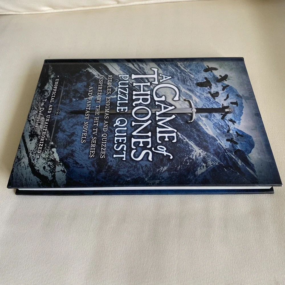 A Game of Thrones Puzzle Quest VG Book Tim Dedopulos Brain Teasers‎